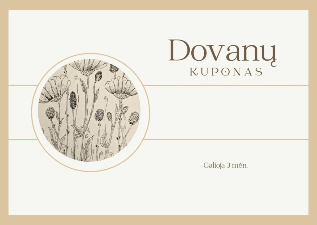 kuponas dovanoms