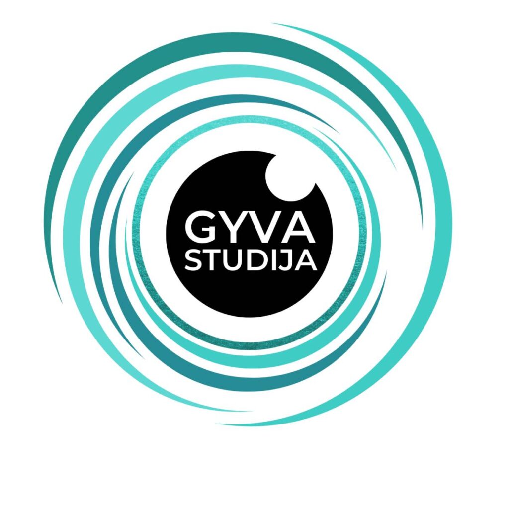 logo gyvai is studijos